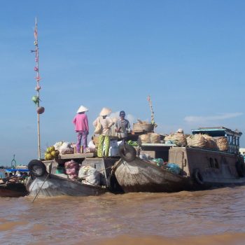 de rivier als marktplaats